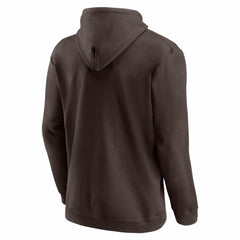 San Diego Padres Logo Athletic Wordmark Hoodie - Brown