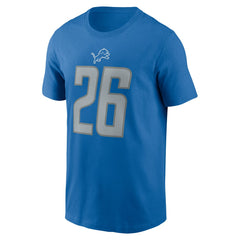 Jahmyr Gibbs Detroit Lions 2023 NFL Draft First Round Pick Player Name & Number T-Shirt - Blue | Nike sale