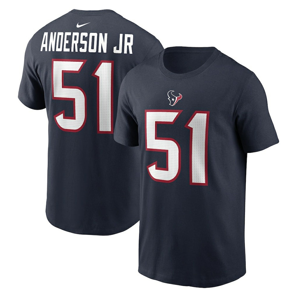 Will Anderson Jr. Houston Texans Player Name & Number T-Shirt - Navy | Nike for sale
