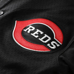 Ken Griffey Jr. Cincinnati Reds Big & Tall Cooperstown Mesh Batting Practice Jersey - Black | Mitchell & Ness