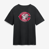 Cincinnati Reds Vintage Logo Legacy T-Shirt - Black