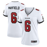 Baker Mayfield Tampa Bay Buccaneers Women's Away Game Jersey - White | Nike for sale