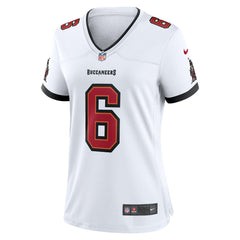 Baker Mayfield Tampa Bay Buccaneers Women's Away Game Jersey - White | Nike for sale