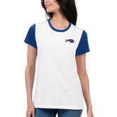 Buffalo Bills G-III 4Her by Carl Banks Women's Fashion Illustration T-Shirt - White/Royal online