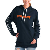 Chicago Bears G-III 4Her by Carl Banks Women's Extra Inning Pullover Hoodie - Navy outlet