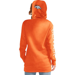 Denver Broncos G-III 4Her by Carl Banks Women's Extra Inning Pullover Hoodie - Orange cheap