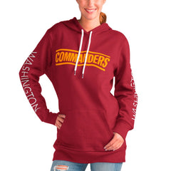 Washington Commanders G-III 4Her by Carl Banks Women's Extra Inning Pullover Hoodie - Burgundy online