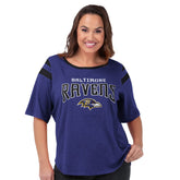 Baltimore Ravens G-III 4Her by Carl Banks Women's Plus Size Linebacker T-Shirt - Purple online