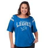 Detroit Lions G-III 4Her by Carl Banks Women's Plus Size Linebacker T-Shirt - Royal for sale