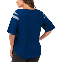 Indianapolis Colts G-III 4Her by Carl Banks Women's Plus Size Linebacker T-Shirt - Royal cheap