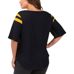 Pittsburgh Steelers G-III 4Her by Carl Banks Women's Plus Size Linebacker T-Shirt - Black for sale