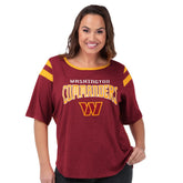 Washington Commanders G-III 4Her by Carl Banks Women's Plus Size Linebacker T-Shirt - Burgundy outlet