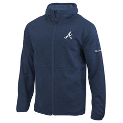 Atlanta Braves Omni-Wick It's Time Full-Zip Jacket - Navy | Columbia