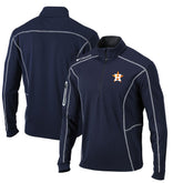 Houston Astros Omni-Wick Shotgun Quarter-Zip Pullover Top - Navy | Columbia