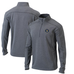 Milwaukee Brewers Omni-Wick Shotgun Quarter-Zip Pullover Top - Heather Gray | Columbia