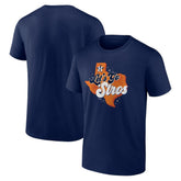 Houston Astros Hometown Collection Texas Scripty T-Shirt - Navy