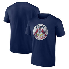 St. Louis Cardinals Hometown Collection Vintage Cards T-Shirt - Navy