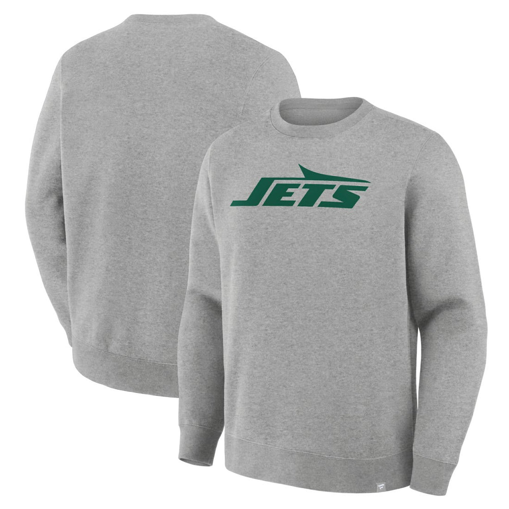 New York Jets Primary Logo Legacy Sweatshirt - Heather Gray sale