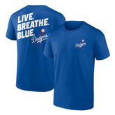 Los Angeles Dodgers Hometown Collection Live Breathe T-Shirt - Royal