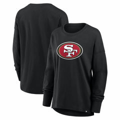 San Francisco 49ers Women's Essential Long Sleeve T-Shirt - Black online