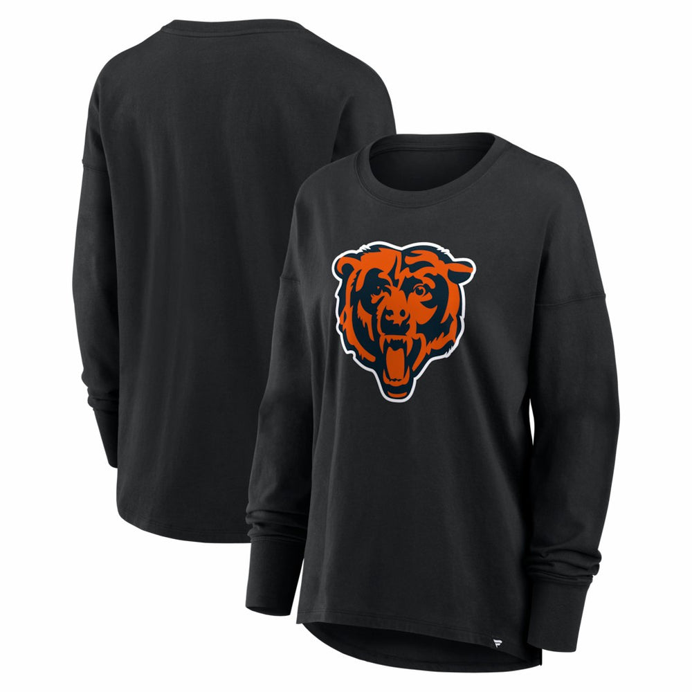Chicago Bears Women's Essential Long Sleeve T-Shirt - Black cheap