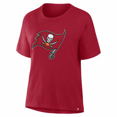 Tampa Bay Buccaneers Women's Essential Legacy T-Shirt - Red cheap