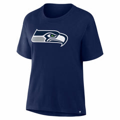 Seattle Seahawks Women's Essential Legacy T-Shirt - College Navy sale