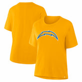 Los Angeles Chargers Women's Essential Legacy T-Shirt - Gold discount