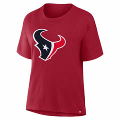 Houston Texans Women's Essential Legacy T-Shirt - Red discount