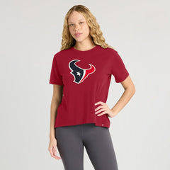 Houston Texans Women's Essential Legacy T-Shirt - Red discount