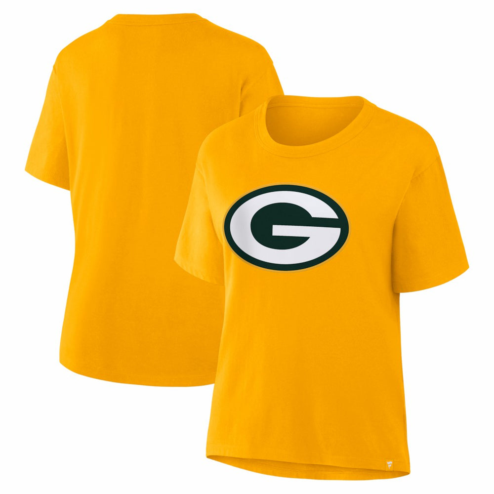 Green Bay Packers Women's Essential Legacy T-Shirt - Gold on sale