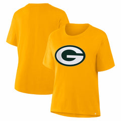 Green Bay Packers Women's Essential Legacy T-Shirt - Gold on sale