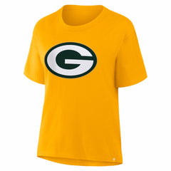 Green Bay Packers Women's Essential Legacy T-Shirt - Gold on sale