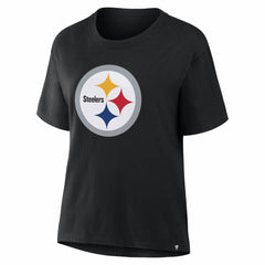 Pittsburgh Steelers Women's Essential Legacy T-Shirt - Black for sale