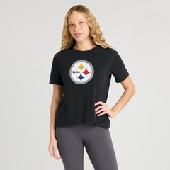 Pittsburgh Steelers Women's Essential Legacy T-Shirt - Black for sale