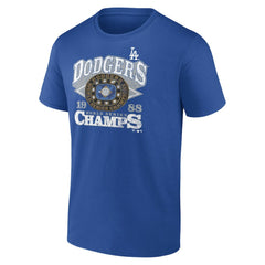 Los Angeles Dodgers 1988 World Series Champions T-Shirt - Royal