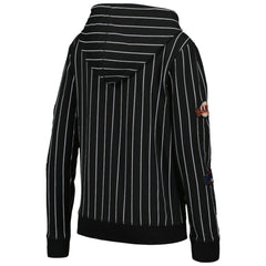 San Francisco Giants Women's Pinstripe Tri-Blend Full-Zip Jacket - Black | New Era