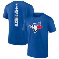 George Springer Toronto Blue Jays Playmaker Name & Number T-Shirt - Royal