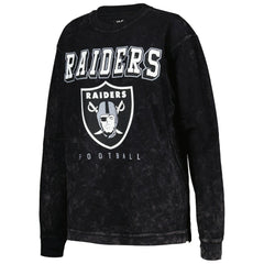 Las Vegas Raiders G-III 4Her by Carl Banks Women's Comfy Cord Pullover Sweatshirt - Black for sale