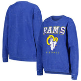 Los Angeles Rams G-III 4Her by Carl Banks Women's Comfy Cord Pullover Sweatshirt - Royal online
