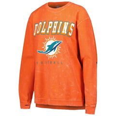 Miami Dolphins G-III 4Her by Carl Banks Women's Comfy Cord Pullover Sweatshirt - Orange cheap