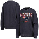 New England Patriots G-III 4Her by Carl Banks Women's Comfy Cord Pullover Sweatshirt - Navy on sale