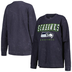 Seattle Seahawks G-III 4Her by Carl Banks Women's Comfy Cord Pullover Sweatshirt - College Navy online