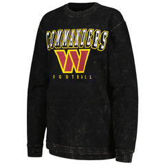 Washington Commanders G-III 4Her by Carl Banks Women's Comfy Cord Pullover Sweatshirt - Black sale