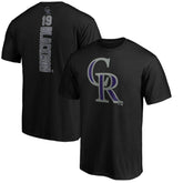 Charlie Blackmon Colorado Rockies Playmaker Name & Number T-Shirt - Black