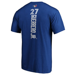 Vladimir Guerrero Jr. Toronto Blue Jays Playmaker Name & Number T-Shirt - Royal