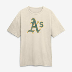 Athletics Stadium Slub T-Shirt - Tan