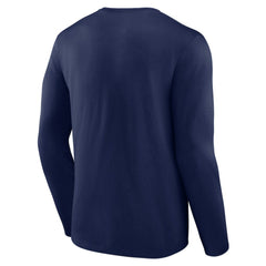 Cleveland Guardians Team Lockup Long Sleeve T-Shirt - Navy