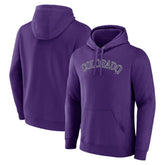 Colorado Rockies Official Wordmark Pullover Hoodie - Purple