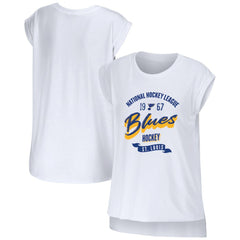 St. Louis Blues WEAR by Erin Andrews Women's Domestic Tank Top White